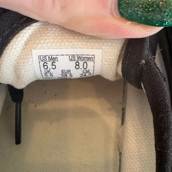 Vans Authentic Black Sneakers New US Women’s 8 Men’s 6.5 NWOT - Picture 6 of 6